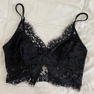Lacey Zip Up Bralette